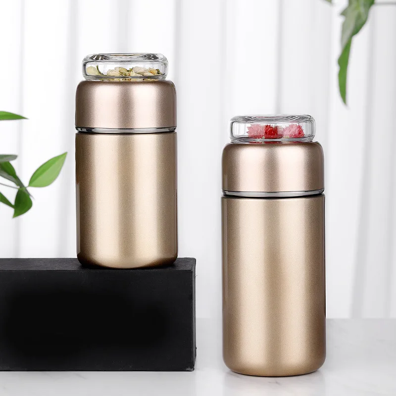 

LDFCHENNEL Stainless Steel Thermos Bottle Thermocup Tea Vaccum Flasks infuser bottle Thermal Mug With Tea Insufer For Office