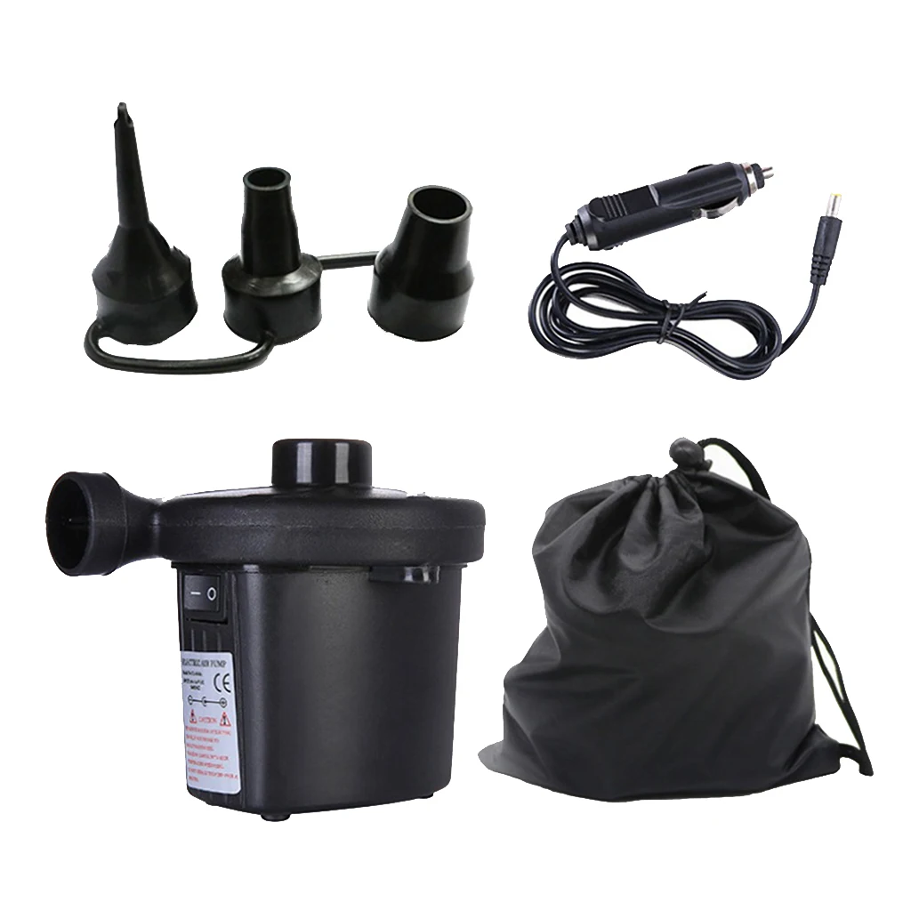 Воздушный насос для надувных лодок 12 В DC Электрический портативный воздушный