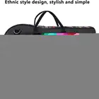 Портативная Сумка-труба в национальном стиле, водонепроницаемая двойная мягкая сумка из ткани Оксфорд с ручкой спереди с чехлом, Хлопковая сумка на молнии с карманом, W2Q7