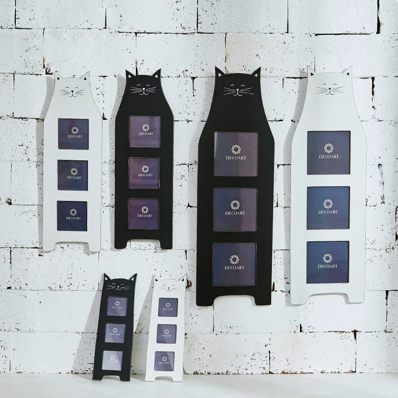 Европейская винтажная деревянная фоторамка деревенский настенный Декор рамки