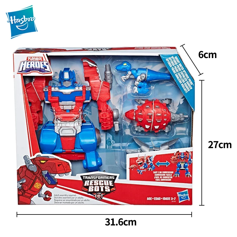 Фигурки героев Hasbro Playskool Трансформеры спасательные роботы Optimus Prime Caballero 26 см экшн