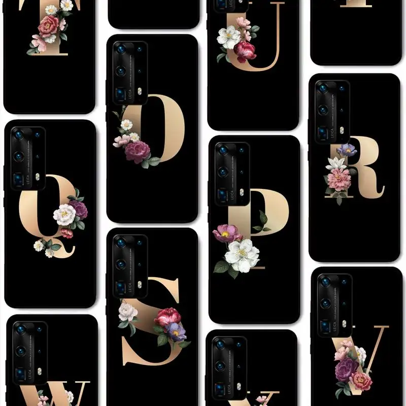

Cute Letters Phone Case For Huawei P40 P30 P20 Pro P10 Plus P9 P8 Lite P Smart Cover
