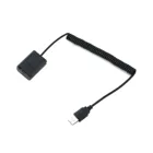 Поддельный аккумулятор с пружинным проводом NP-FW50 USB для Sony A5100 A6000A6100A6300A6400A6500 DSC-RX10 II III IV