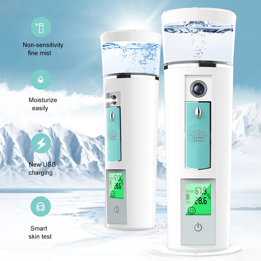 50 мл мини нано распылитель тумана портативный аппарат для паровой бани лица