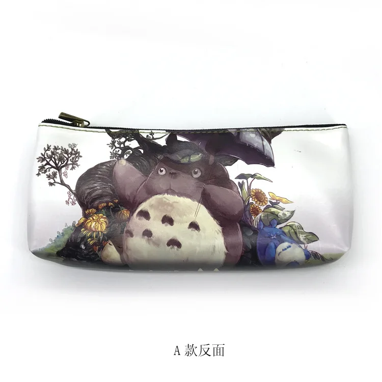 Новая сумка-карандаш Totoro Студенческая сумка для канцелярских принадлежностей мультяшная Danganronpa Монокума медведь Fate Night Stay Zipper косметички для макияжа