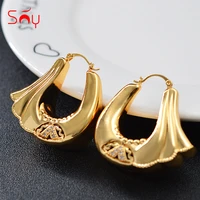 sunny jewelry fashion jewelry 2021 new design hoop earrings for women high quality zircon exquisite classic romantic for wedding
