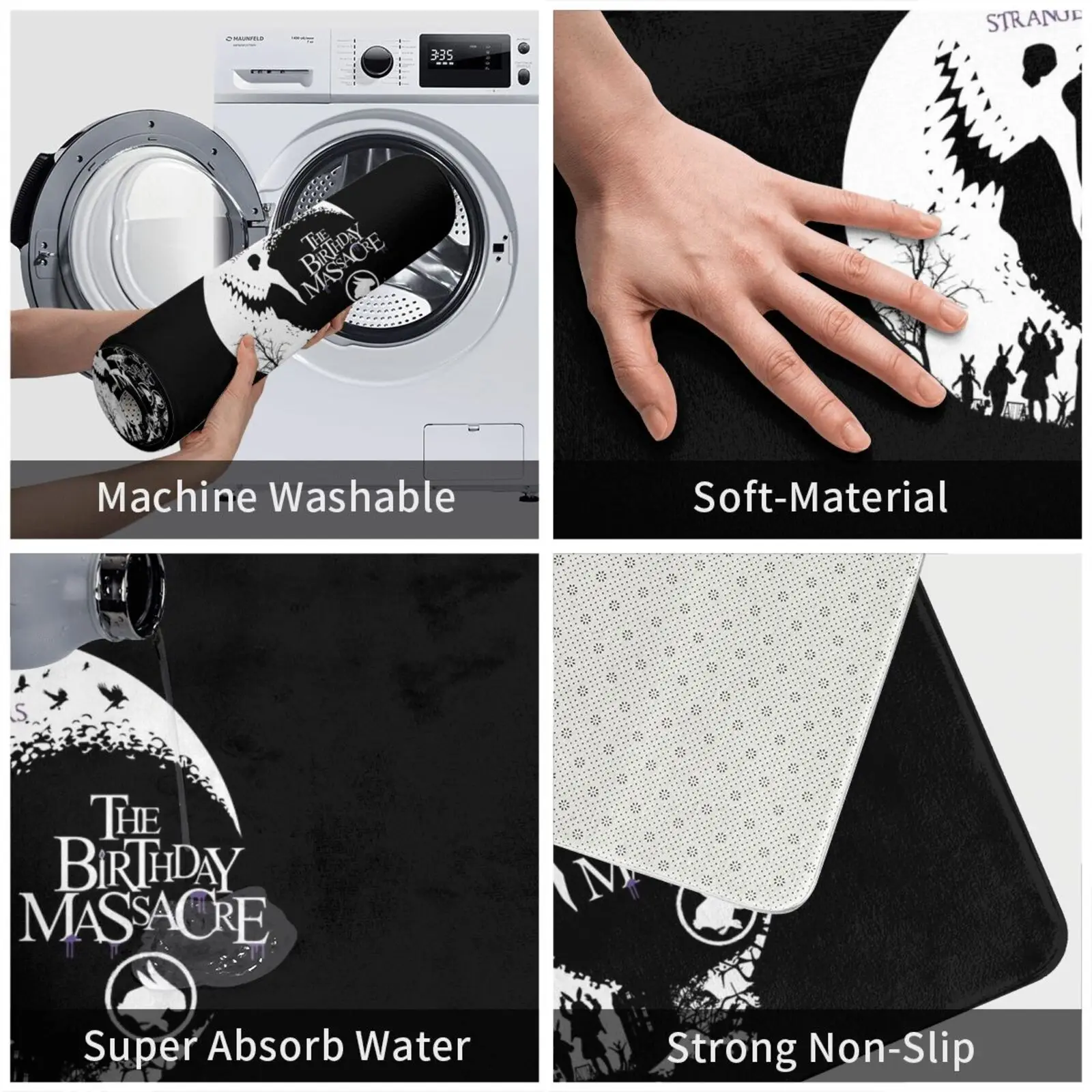 Коврик для ванны бойня на день рождения луна входная дверь Италия 90 1990 Tango Etrusco Unico