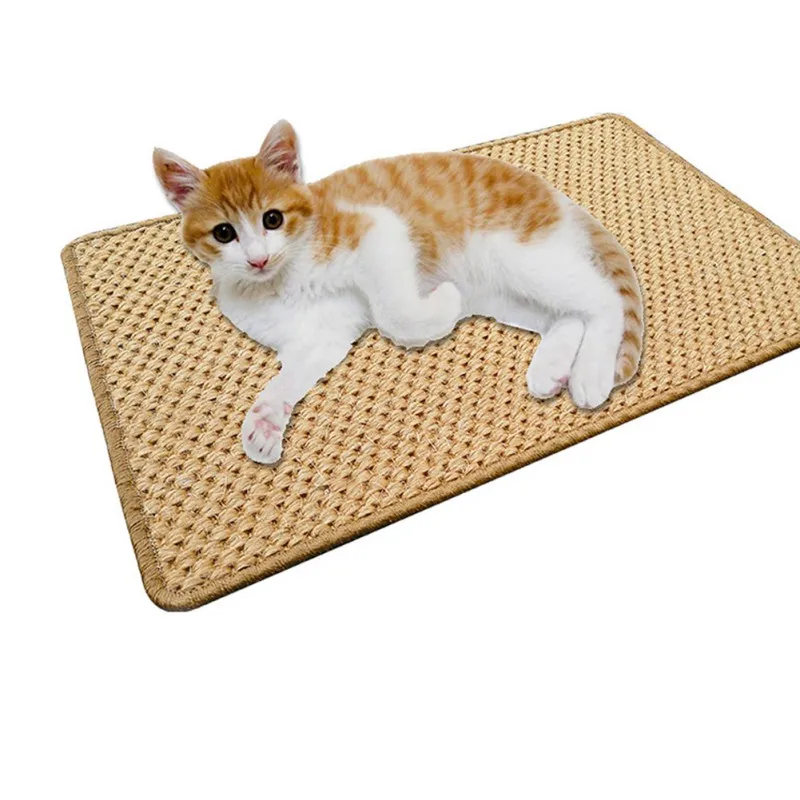 

Scratching Post Mat For Cats Natural Sisal Protecting Furniture Foot Chair Protector Pad Climbing Tree cat Scratch Pad