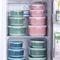 plastic storage container lunch box bento food meal prep lunchbox kitchen camping taper cereal dispenser keep fresh cold set