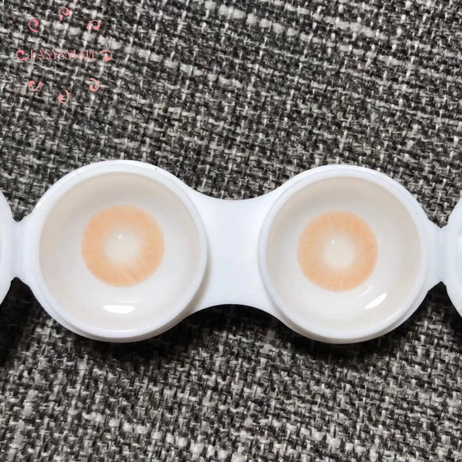 

Easysmall blue gray yellow Colored lens small Beauty Pupil Contact Lenses for eyes Cosmetic Degree myopia 2pcs/pair prescription