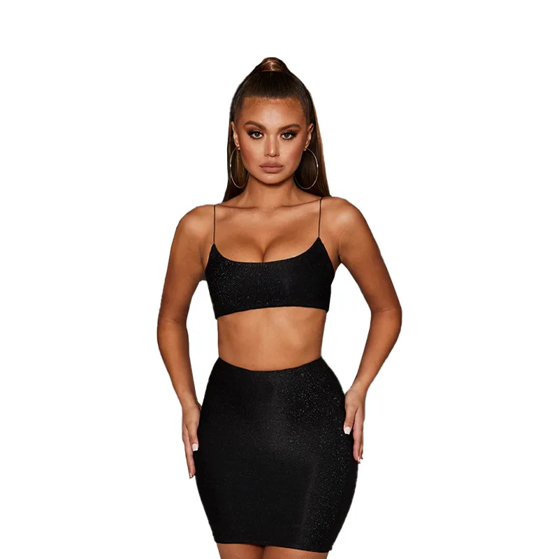 

Spring new sexy low-cut pockets hip skirt woman