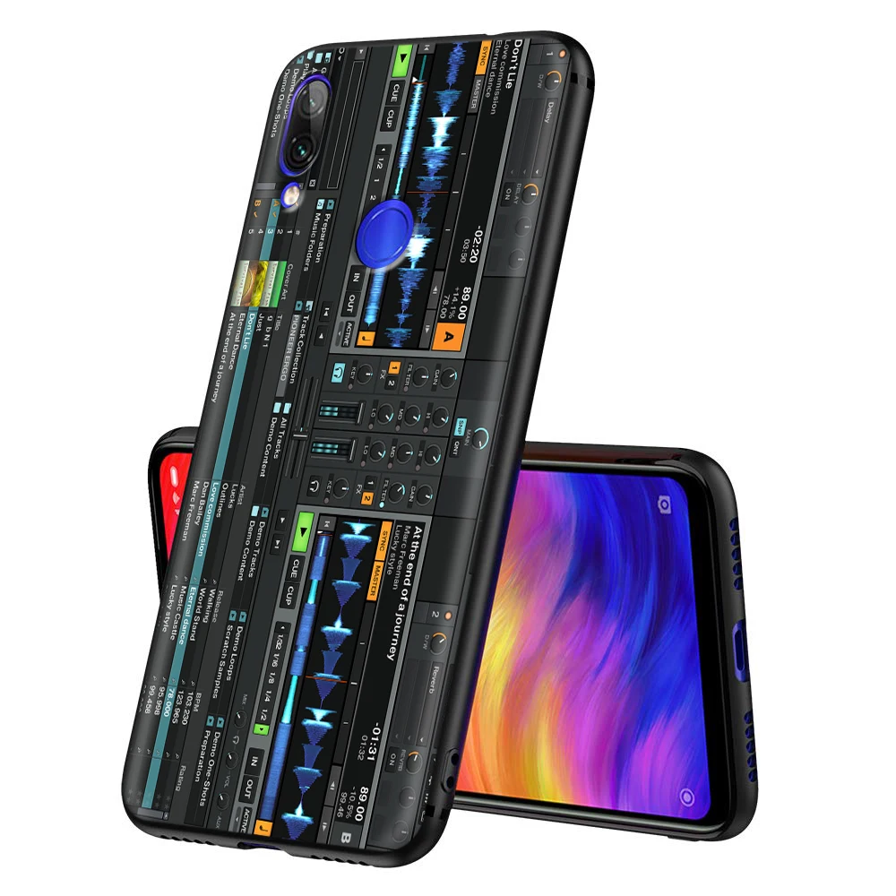 Музыкальный Чехол DDJ DJ для Xiaomi Redmi Note 4 4x 4a 5 5a 6 8 8A MI 9 9s 10 8T K30 Pro Max Lite Plus|Бамперы| |