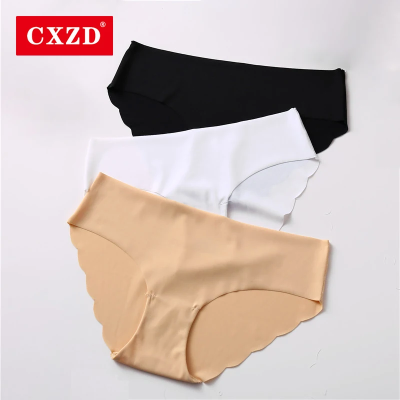 CXZD 3 шт./лот модное женское Бесшовное ультра тонкое нижнее белье стринги