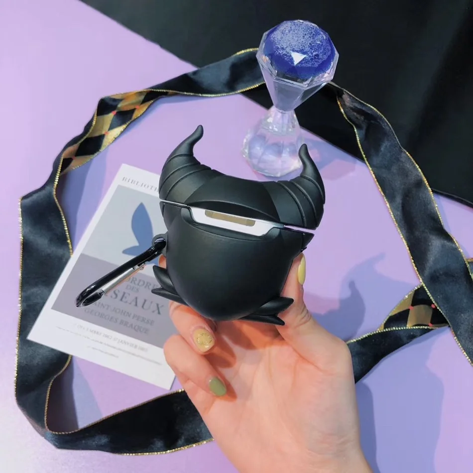 Чехол для наушников для AirPods, чехол, силиконовый, милый, любовь, аниме, защитный чехол для Apple Air pods 2, чехол для наушников, кольцевой ремешок