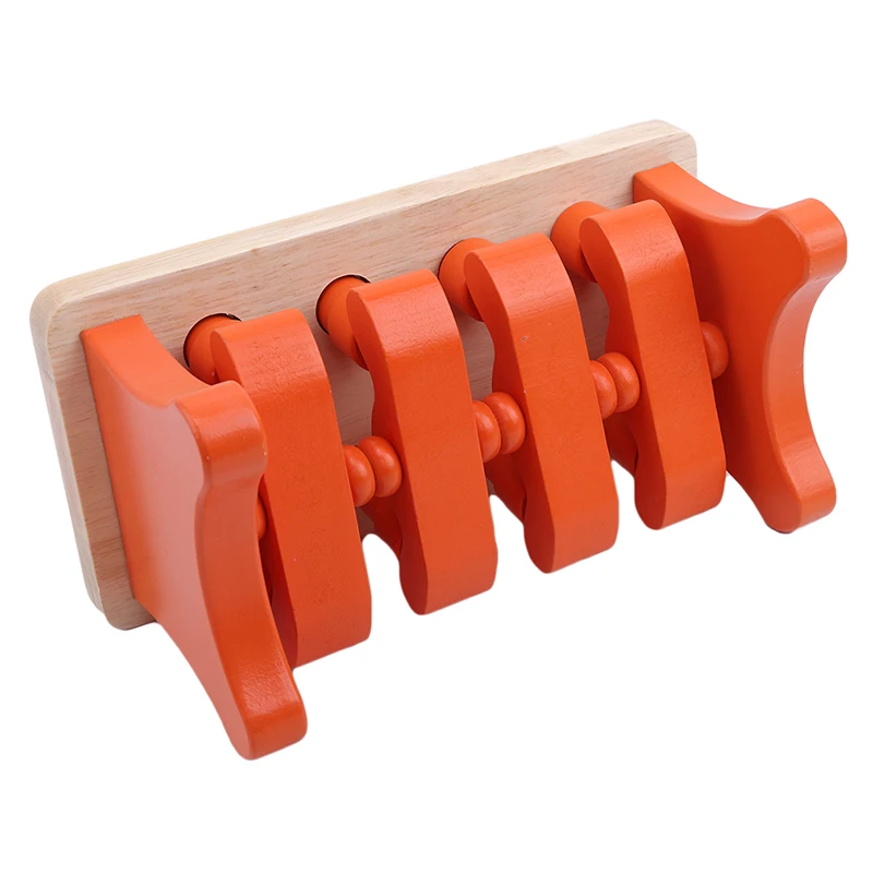 

Early Childhood Learning Education Wooden Toys Old Baby Bear Hamster parent-child Interactive Game Noise Maker Toy