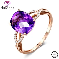 huisept rings 925 silver jewelry for female with zircon gemstone open finger ring wedding party gift women accessories wholesale