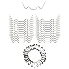 50X Тепличный остекление зажимы из нержавеющей стали W Z Тип пружинный провод для теплицы