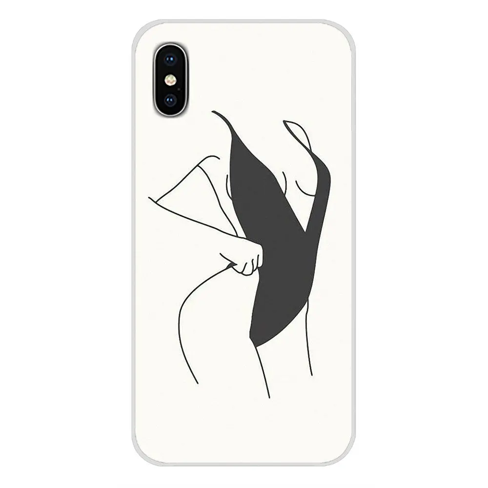 Черно белые трусики бикини для девочек прозрачные мягкие чехлы Xiaomi Redmi Note 3 4 5 6 7 8