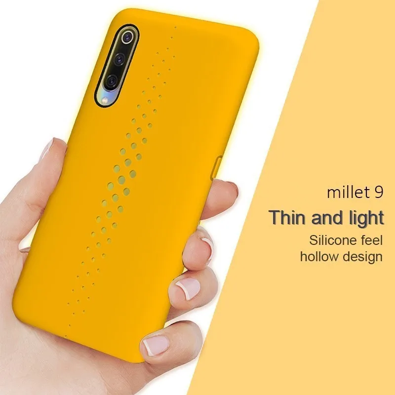 Мягкий силиконовый чехол для Xiaomi Mi 9 матовый тонкий легкий телефона роскошный