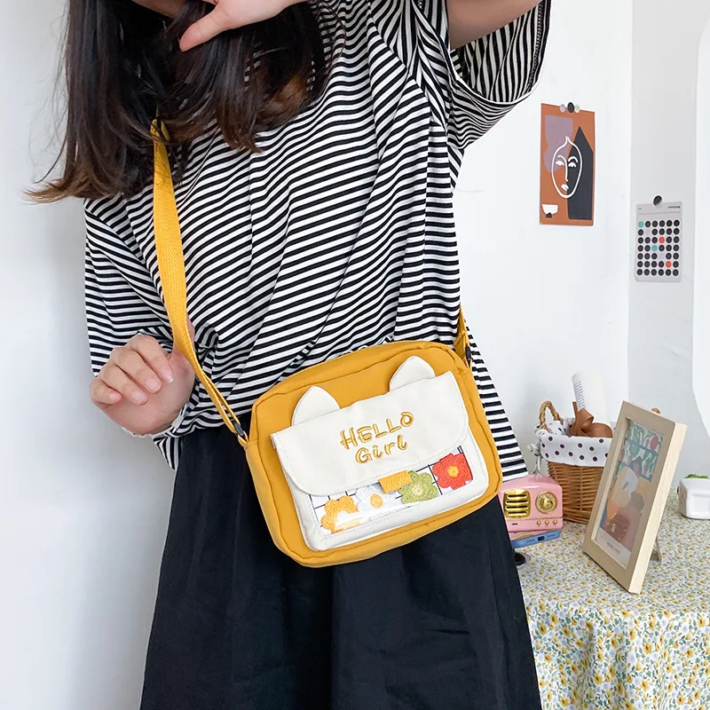 

Handbags Shoulder Bags for Women 2020 New Fashion Crossbody Bags Cartoon Cute Transparent Messenger Bags for Teenage Girls