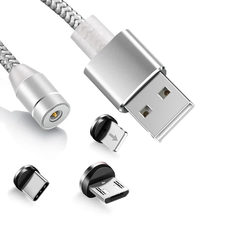 New 1PC Magnetic USB Cable Fast Charging Type C Magnet Charger Data Charge Micro Mobile Phone Cord | Мобильные телефоны и