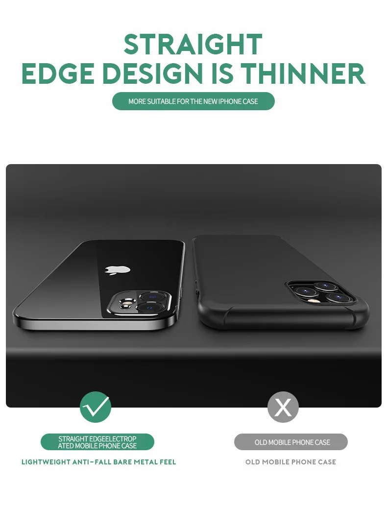 Роскошный прозрачный чехол с квадратной рамкой для IPhone 13 12 11 Pro Max X XS XR 6 7 8 Plus SE2 2020