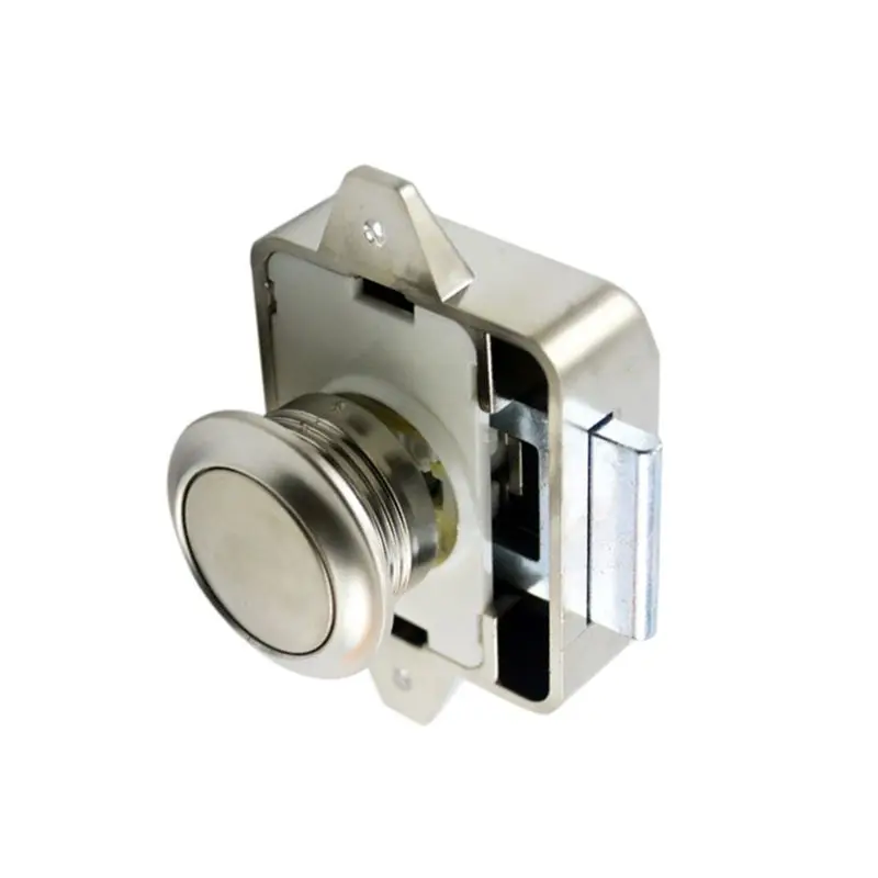 

2021 New Camper Car Push Lock RV Caravan Boat Motor Home Cabinet Drawer Latch Button Locks For Furniture Hardware