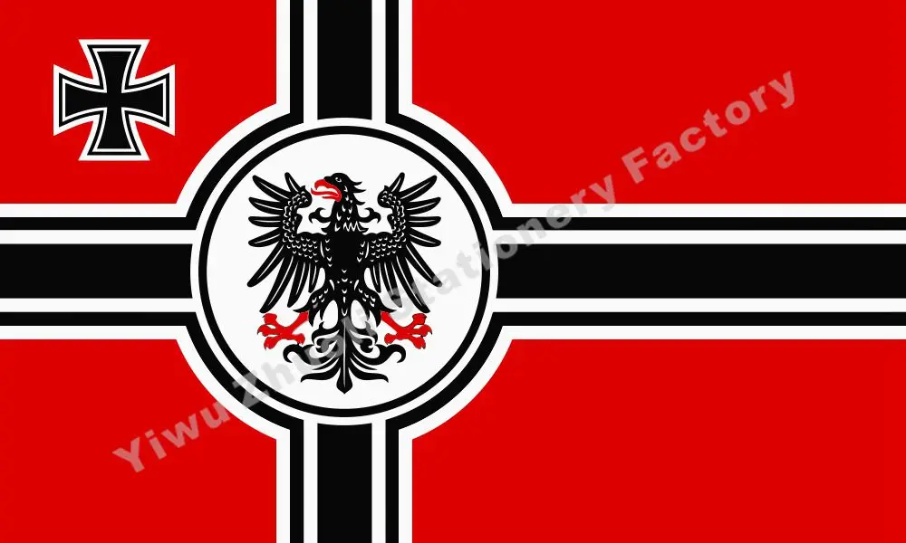 Germany Greater German Reich War Flag Eagle 3x5FT Empire Polyester Double Stitched High Quality Banner | Дом и сад
