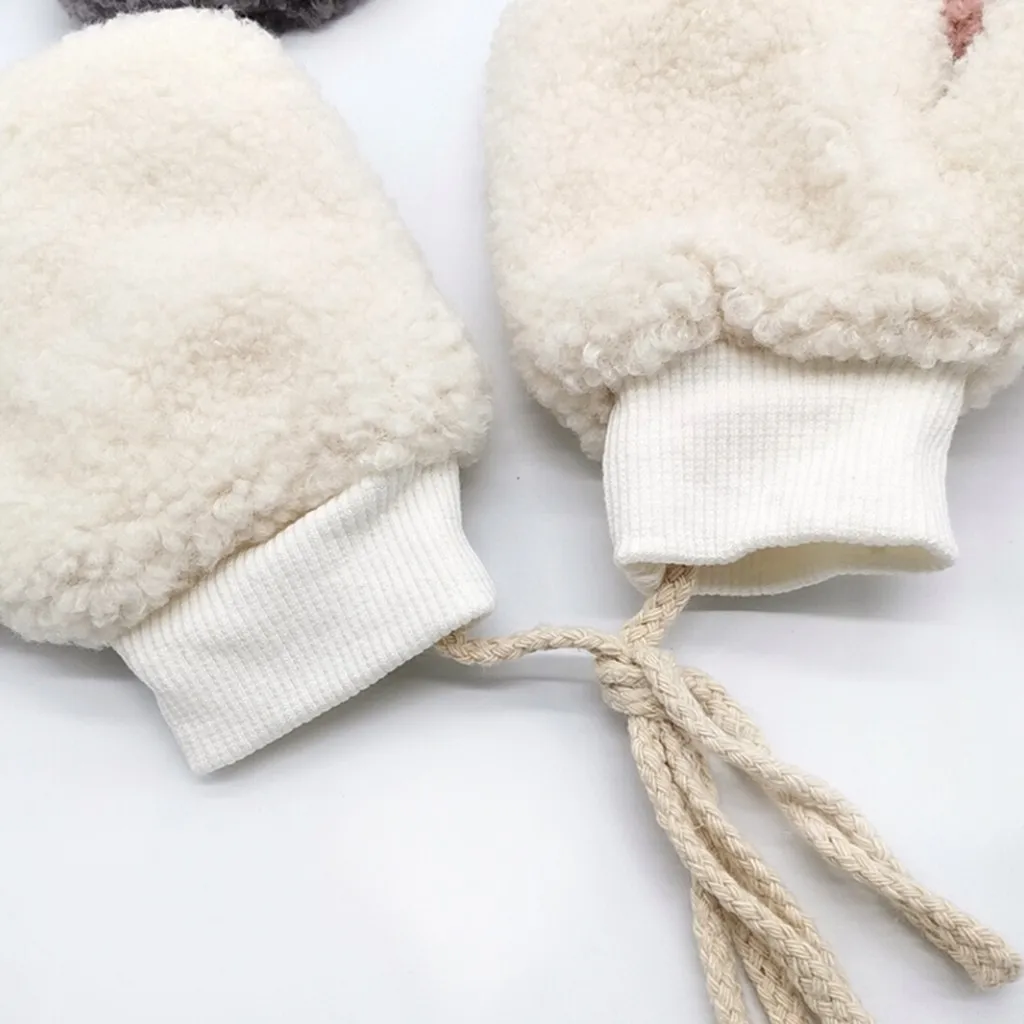 

SAGACE Cute Childrens Gloves For Winter Warm Mittens Gloves For Girl Boy Baby Kids Soft Cotton Gloves For Kids Winter