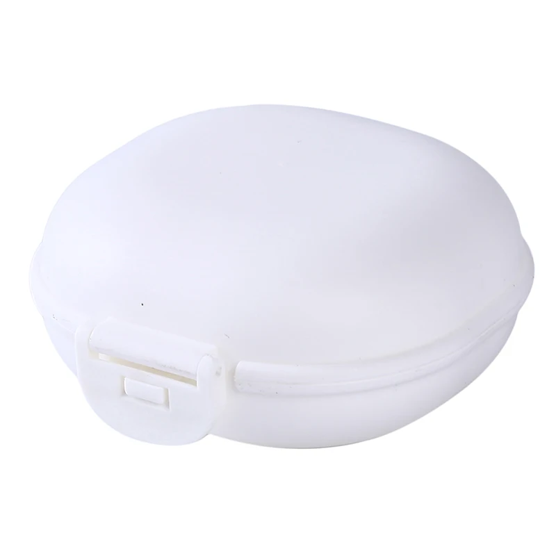 

Color Soap Dish Box Case Holder Container Wash Shower Home Bathroom Sealed Soap Case Round Travel Supplies Portable
