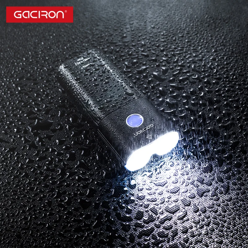 Водонепроницаемый светодиодный фонарик GACIRON Pro с зарядкой от USB|Велосипедная