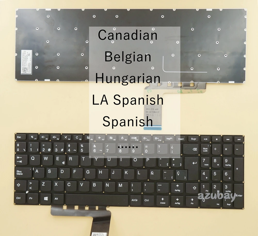 Клавиатура с испанской раскладкой для Lenovo V310-15IKB V310-15ISK LCM15J7 LCM15J6 V155220AK1 PM5L EF BE HU LA |