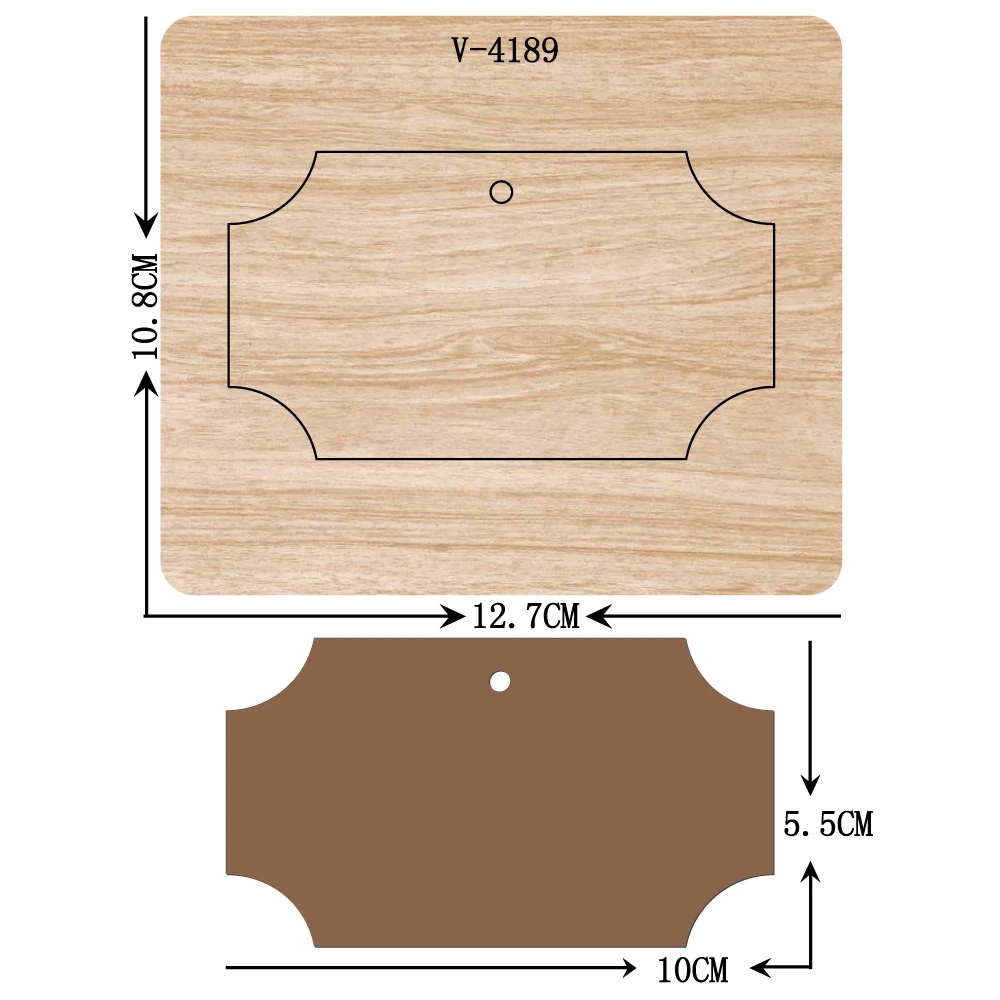 

New Card, tag wooden dies cutting dies for scrapbooking Multiple sizes V-4189