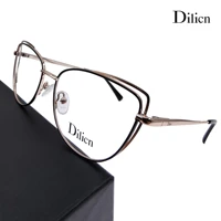 %d0%be%d1%87%d0%ba%d0%b8 dilicn 4003 cat eye style metal trendy eyeglasses elegance lady high quality womens glasses optical frame eyewear