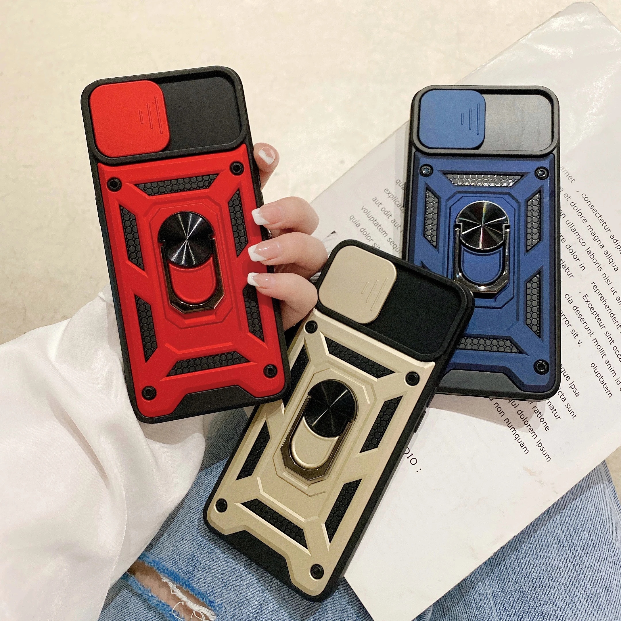 

For OPPO A5 A9 A53 A72 A73 A93 2020 A5S A12 A15S A32 A52 A54 A74 A92 Case Luxury Magnetic Phone Cover Realme 8 C11 C12 C20 Cases