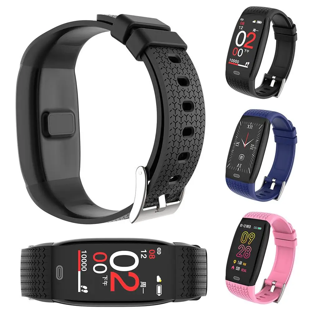 Смарт браслет S2 с Bluetooth 4 0 фитнес трекер ярким цветным экраном смарт спортивный