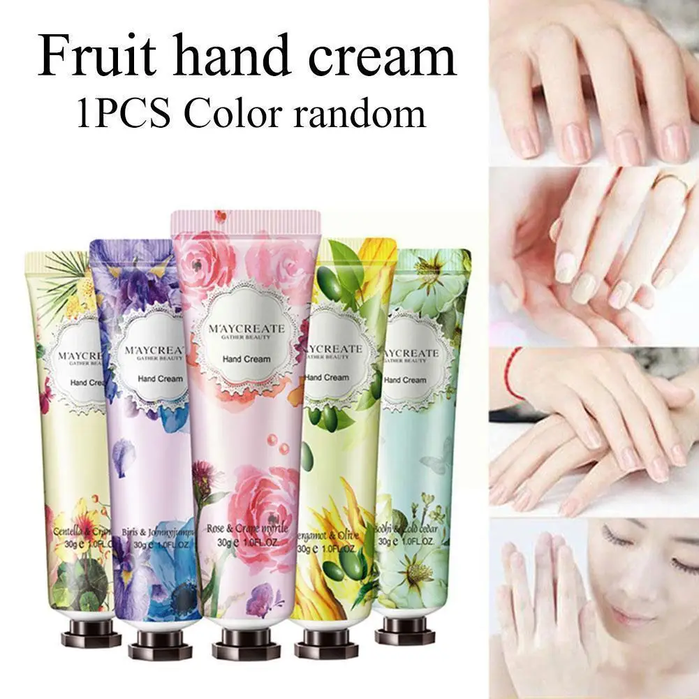 

1pc Moisturizing Plant Extract Fragrance Hand Cream Skin Care Hand Nails Lotion Wholesale Anti-dryness Anti-cracking H2k9