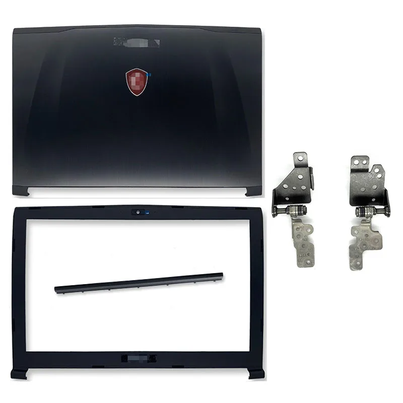 Новинка, для ноутбука MSI MS-16J1 GE62 GE62MVR GE62VR, задняя крышка ЖК-дисплея, передняя панель, петли, чехол черного цвета