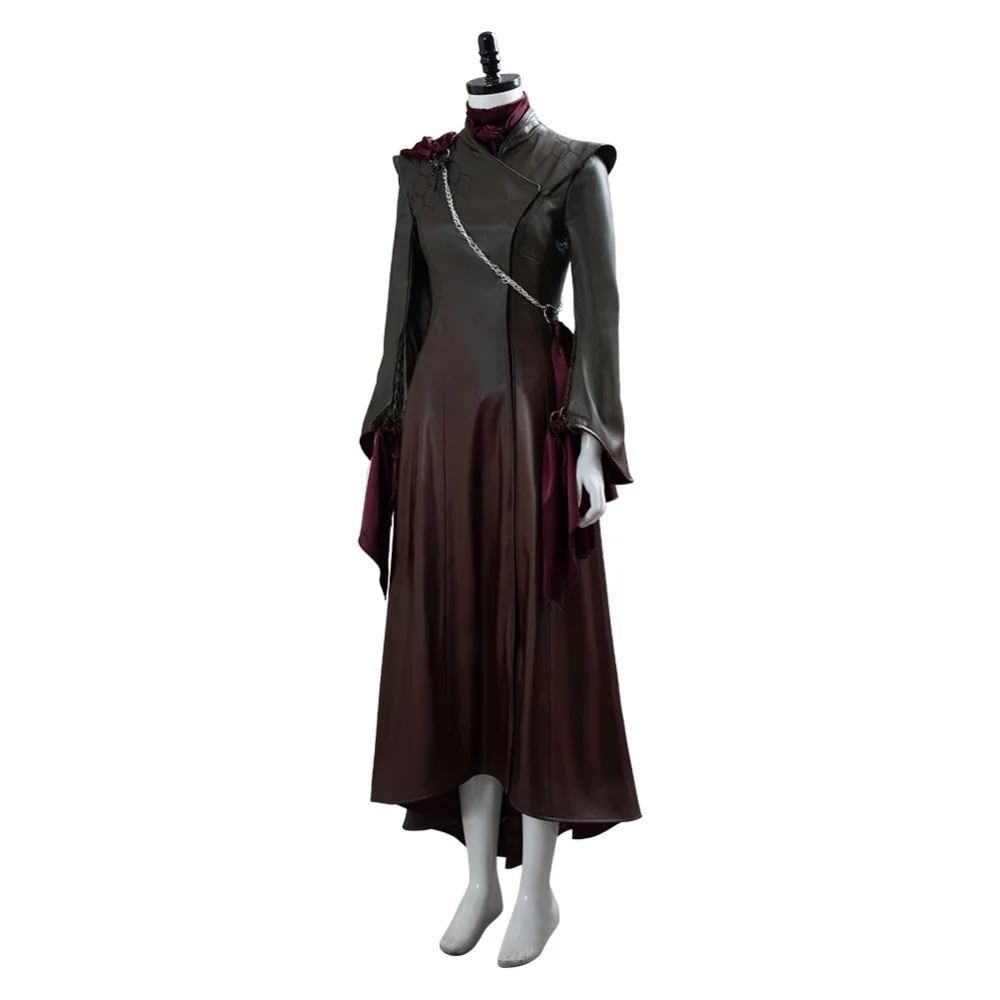 Game of Thrones Season 8 E5 Mother of Dragons Daenerys Targaryen Dress Cosplay Costume Adult Women Halloween Carnival Costumes