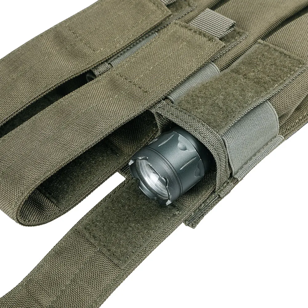 Отлично Элитные бизань Открытый тактический тройной KRISS/MP7 журнал нагрудная установка Охота Военная Molle аксессуары картридж сумки