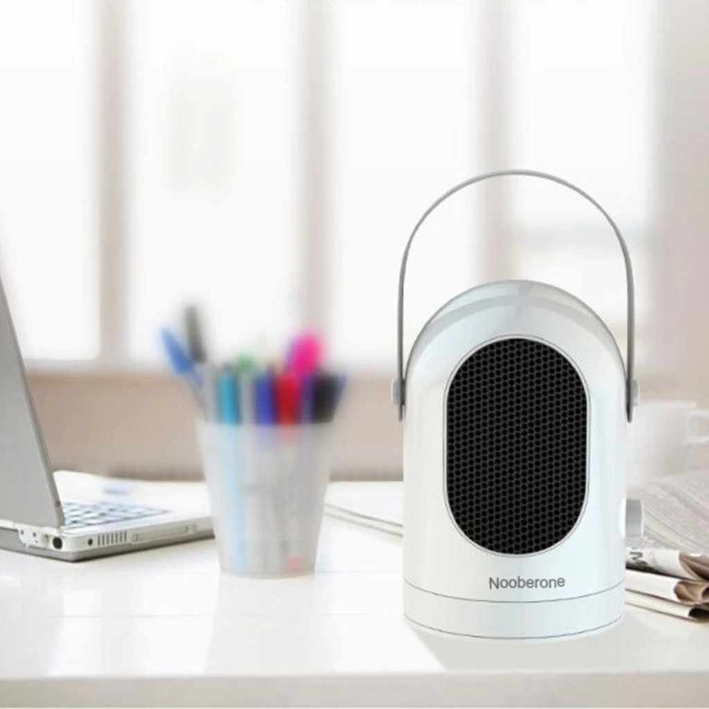 

PTC Ceramic Heater with Over-Heat and Overheat Protection Portable Mini Space Heater Warm/Natural Wind for Office Home EU Plug
