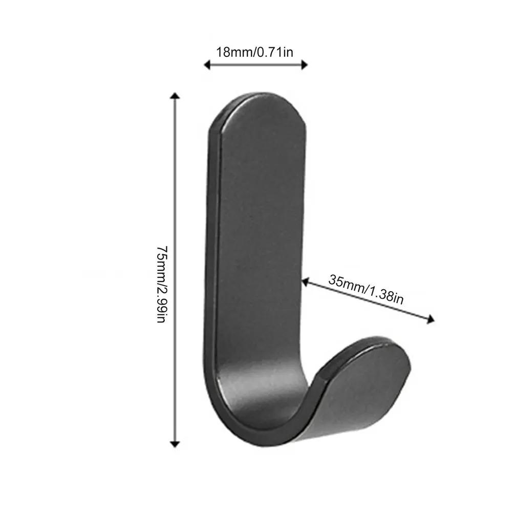 

Wall Mounted Towel Hook For Bathroom Coat Hook Rustproof Hook Hanger For Kitchen Hardware Hook For Keys In The Hallway