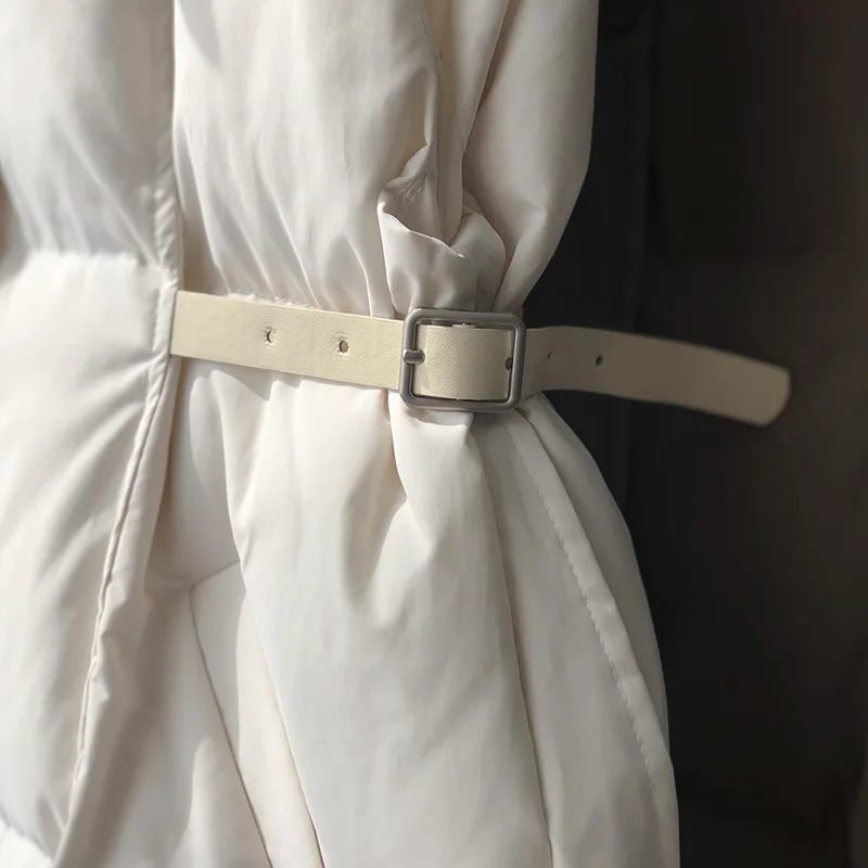 

2020 Women Vest Coat Stand Collar Winter Women Warm Cotton Down Slim Waist Tops Loose Vest Chaleco Mujer Gilet Casaco Feminino