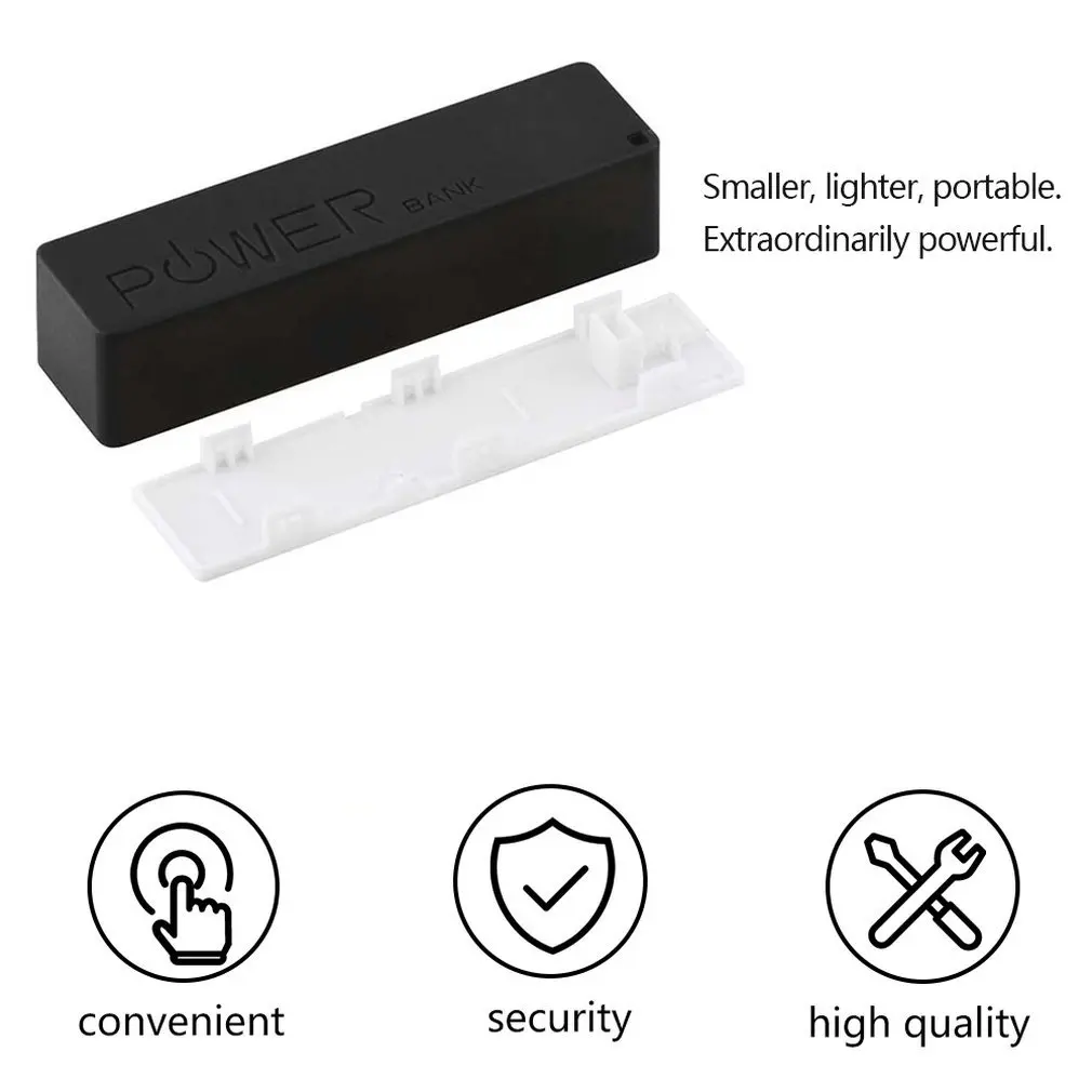 Портативный чехол для мобильного внешнего аккумулятора USB-брелок сделай сам