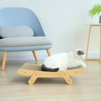 solid wood anti cat scratcher protectors cat scratch board claw grinder corrugated cardboard nest vertical sofa protection toy