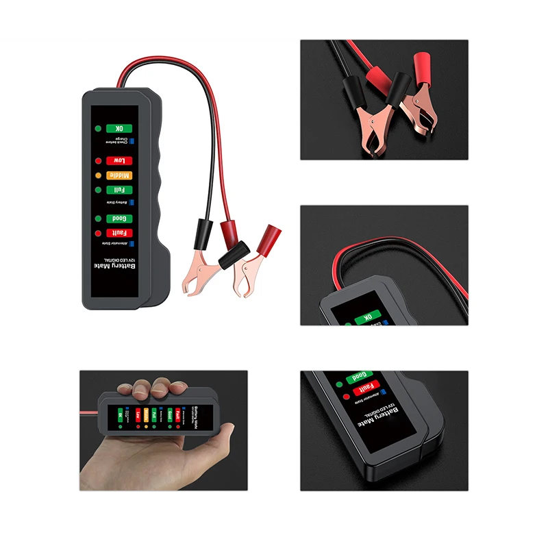 2020 тестер автомобильной батареи тормозной жидкости Цифровой Тестер цепи 12 В для