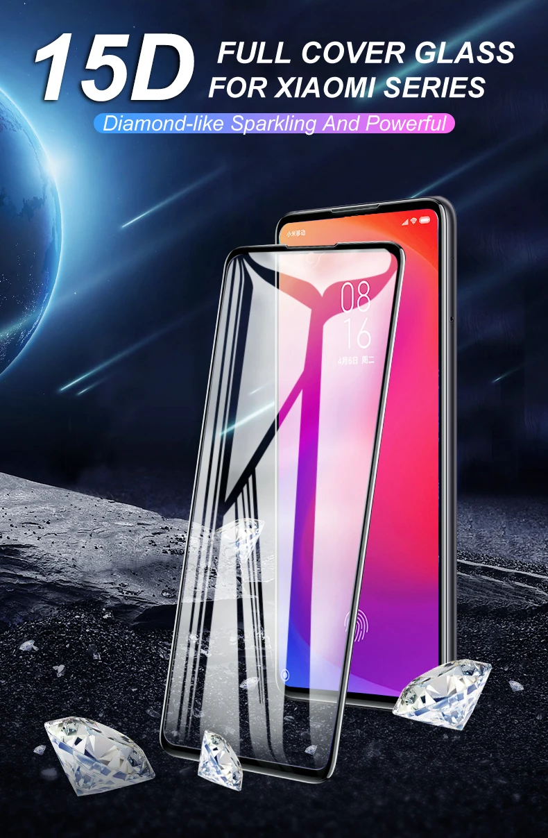 15D полное покрытие защитное стекло на для Xiaomi mi 9t Pro Red mi 5 Plus 6 7 7a Note 5 6 7 Pro Закаленное стекло протектор экрана