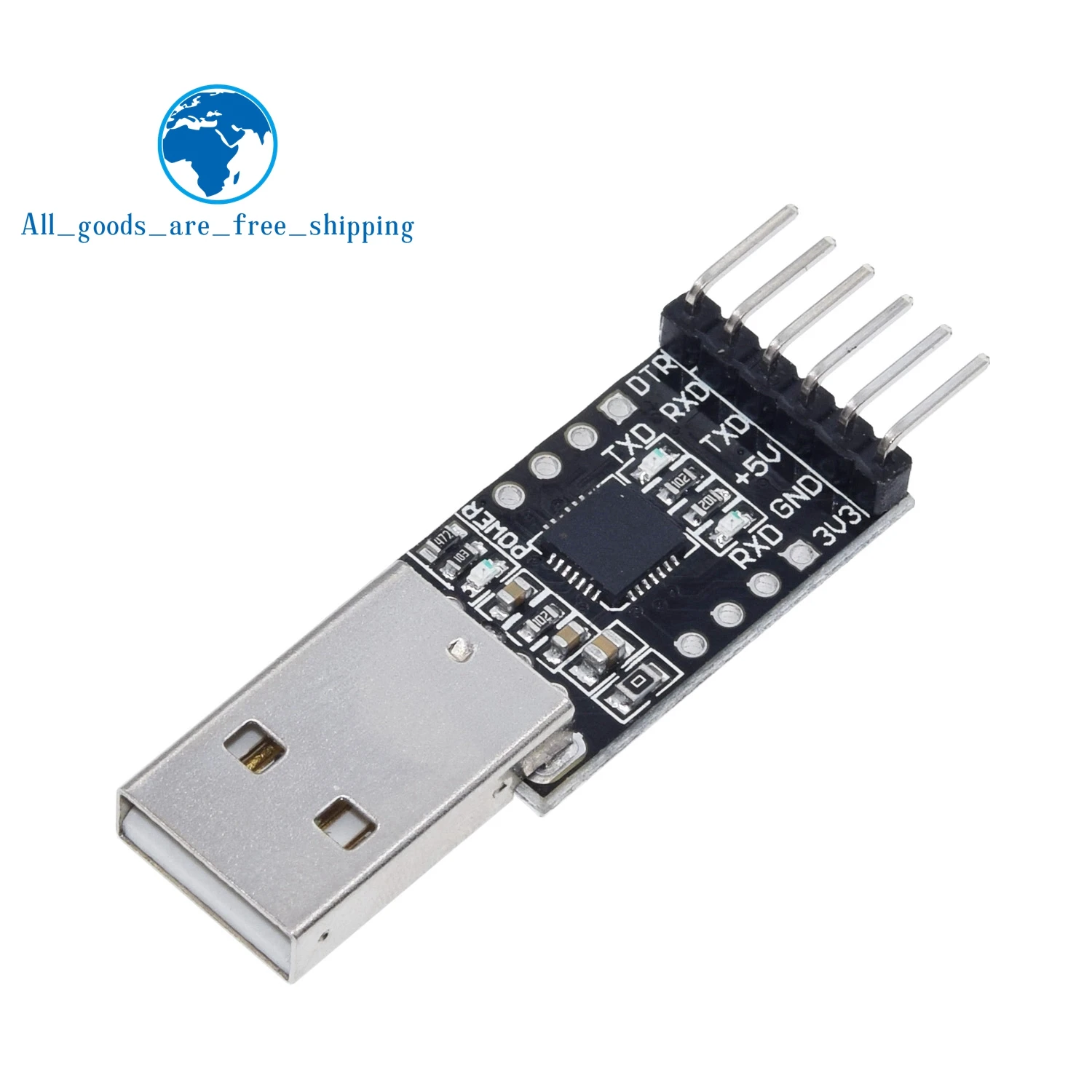 Модуль TZT CP2102 с USB 2 0 на TTL UART 6 контактный последовательный преобразователь