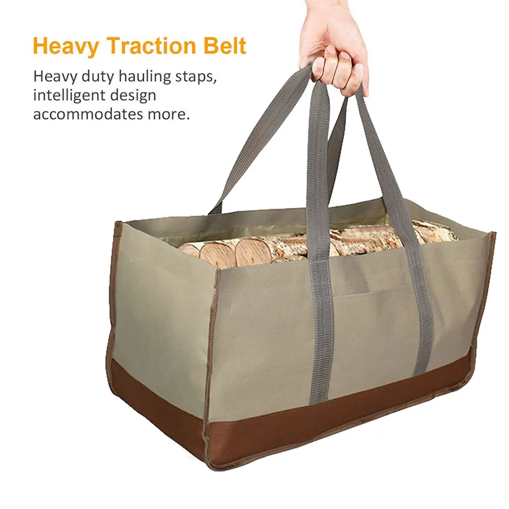 Популярная сумка для хранения древесины переноски деревянных стоек тоуты