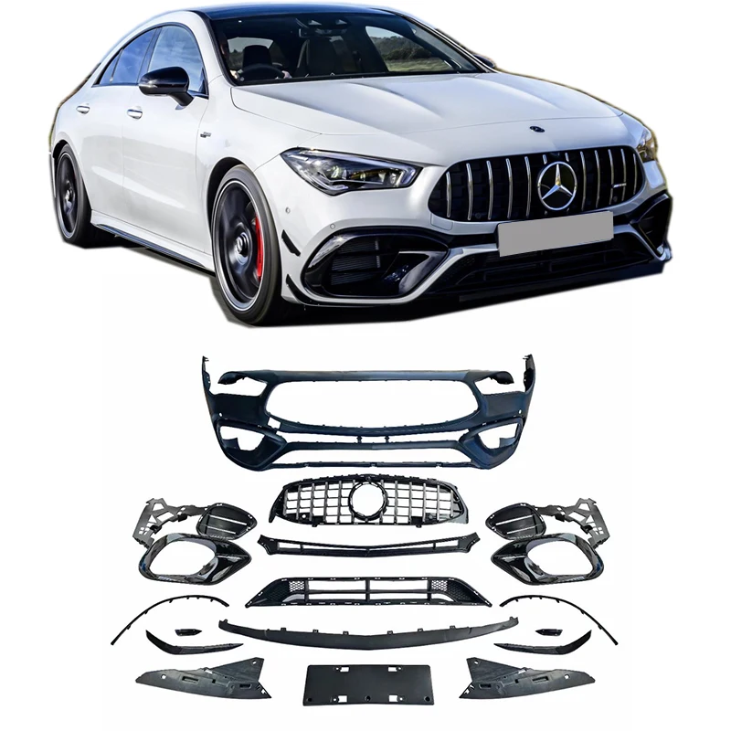 

Передний бампер в сборе для X118 C118 2019 2020 Mercedes CLA coupe